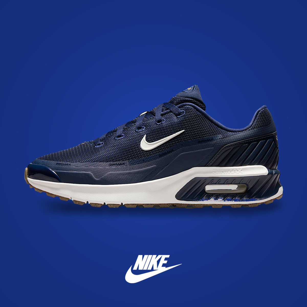 Nike Air Max BIA Shoes Mens Size 9.5 Midnight Navy Running I09416-400 Sneakers Nike Air Max Bia Midnight Navy / Obsidian | KicksOnFire main image 4