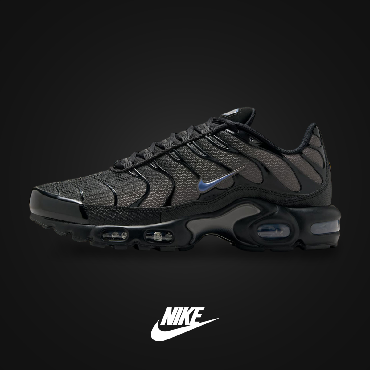 Nike Air Max Plus Black / Dark Smoke Grey | KicksOnFire