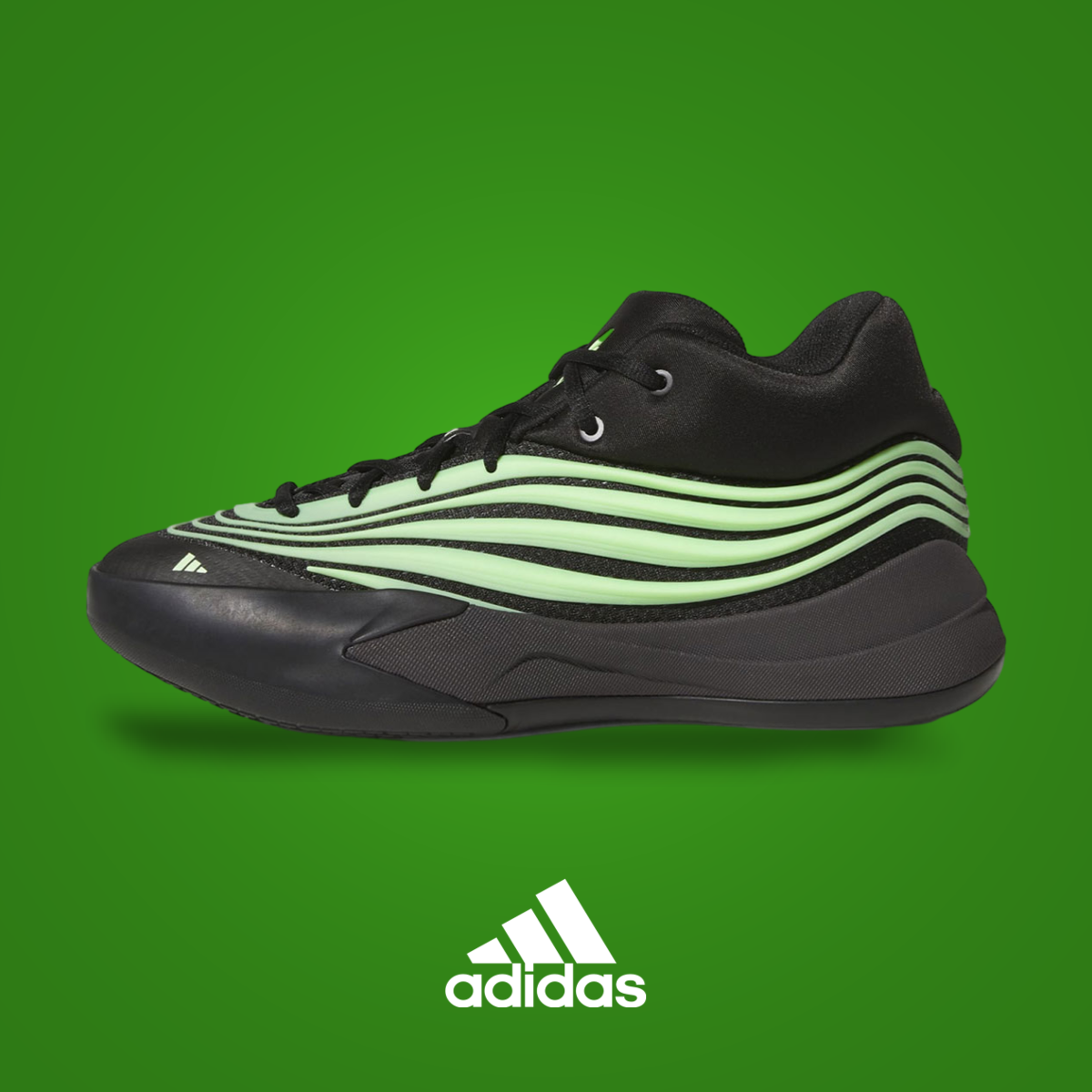 Adidas Dame X Black / Green | KicksOnFire