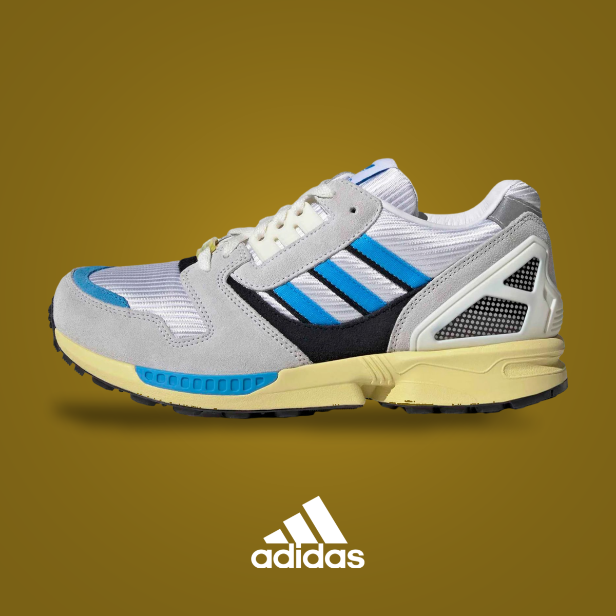Adidas ZX 8000 Footwear White/Lucid Aquamarine | KicksOnFire