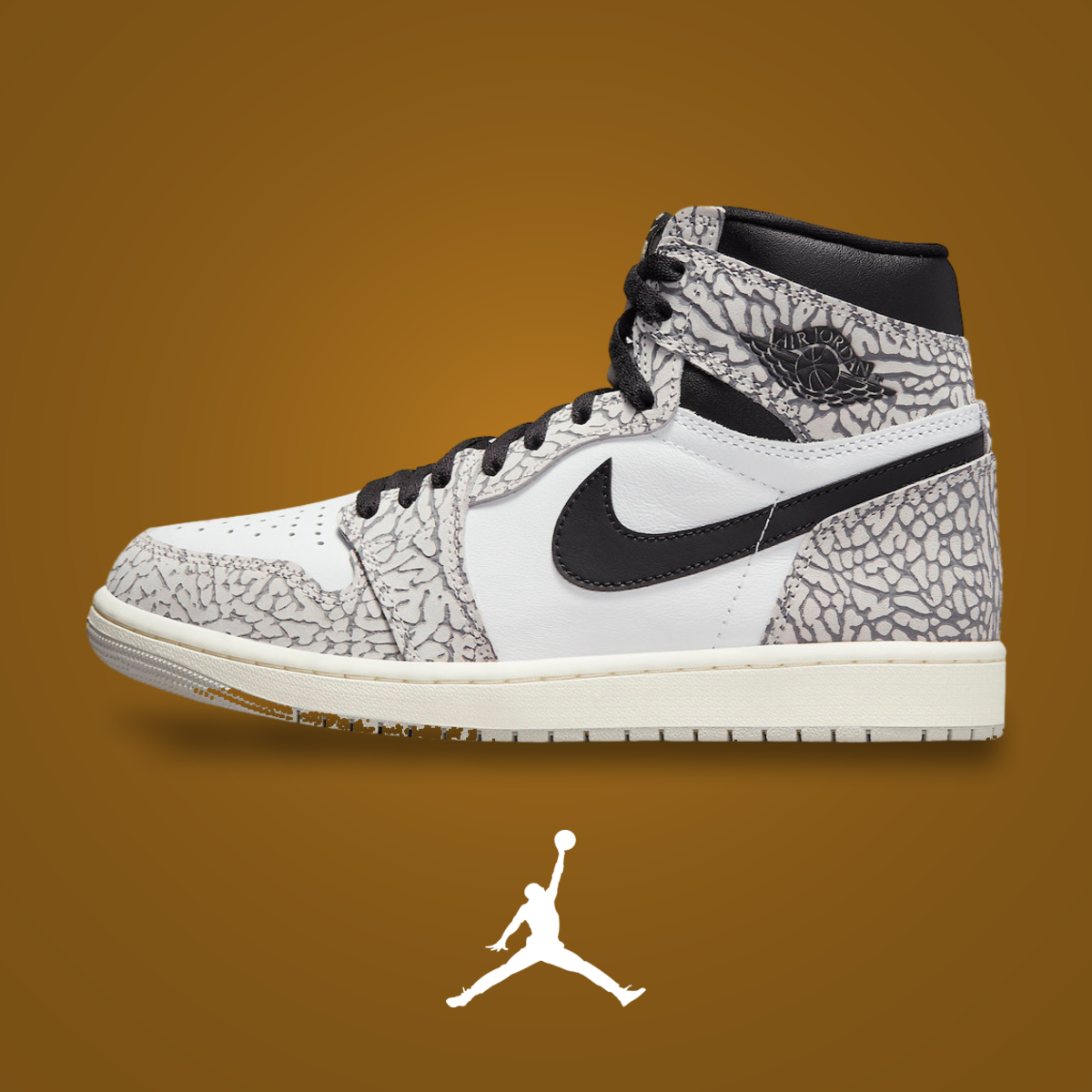 Air Jordan 1 High OG Elephant Print | KicksOnFire