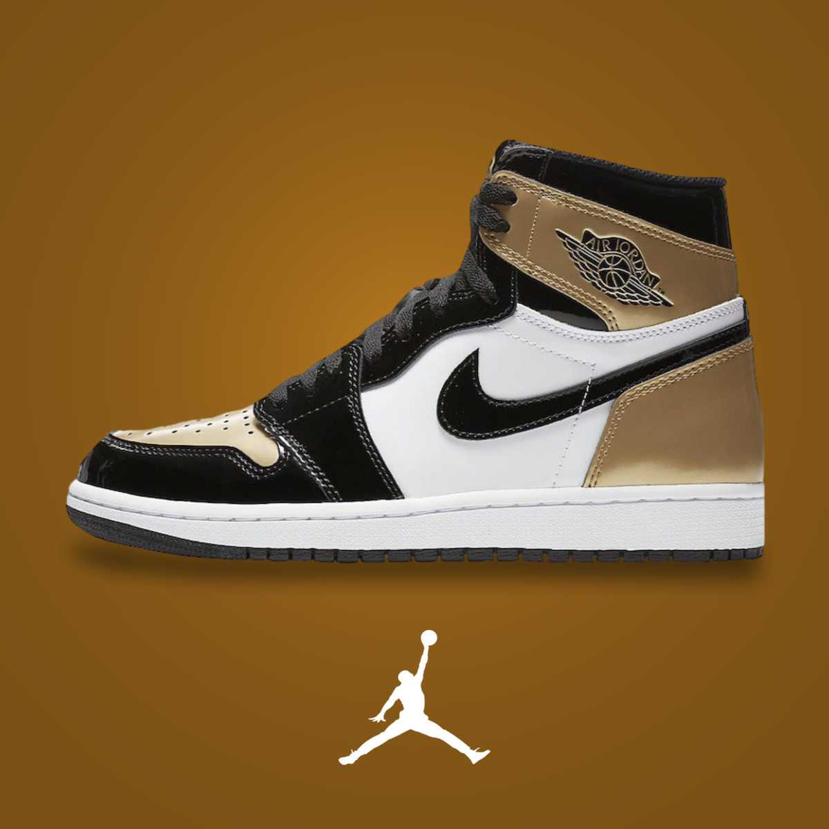 Air Jordan 1 Retro High OG Gold Toe | KicksOnFire