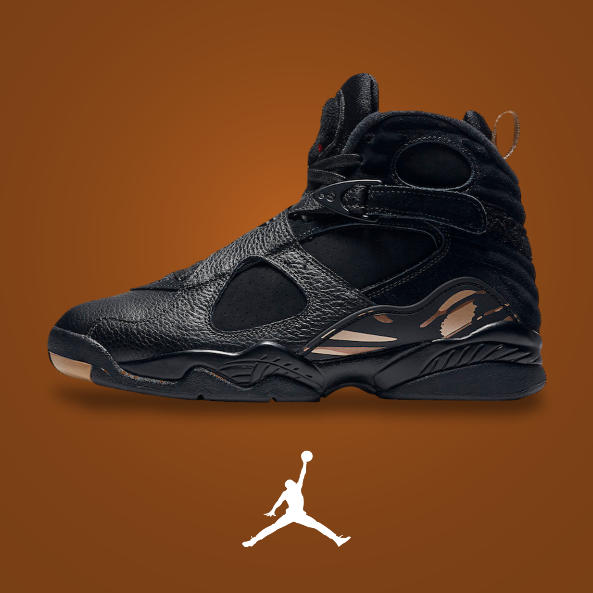 Air Jordan 8 OVO Black | KicksOnFire