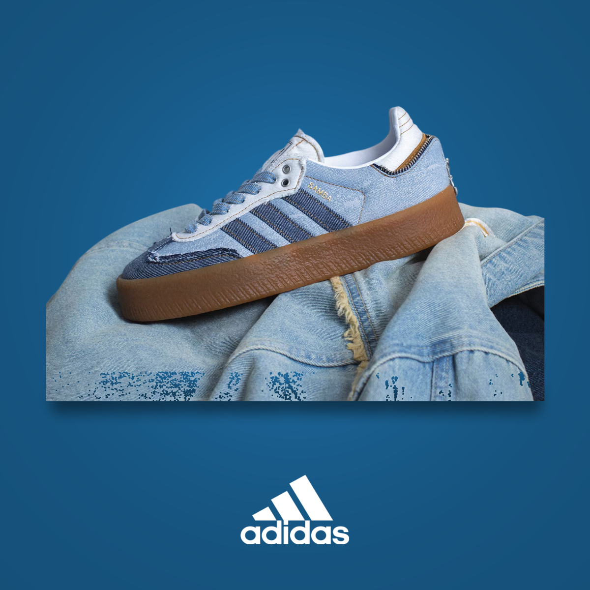 atmos x Adidas Sambae WMNS Denim