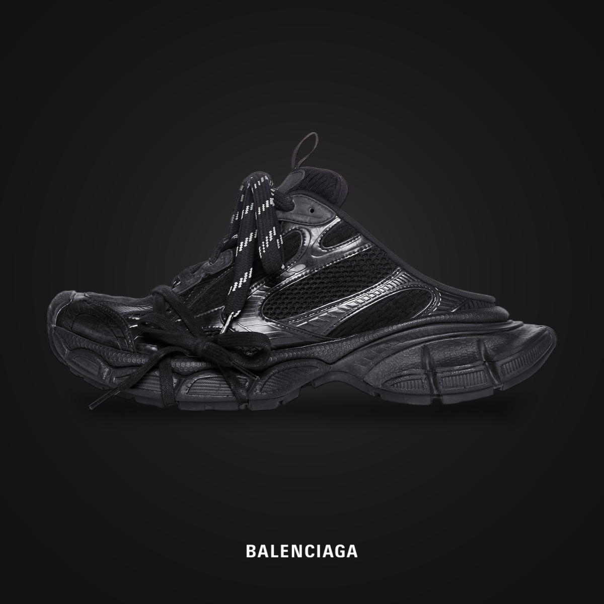 Balenciaga 3xl Mule Black | KicksOnFire