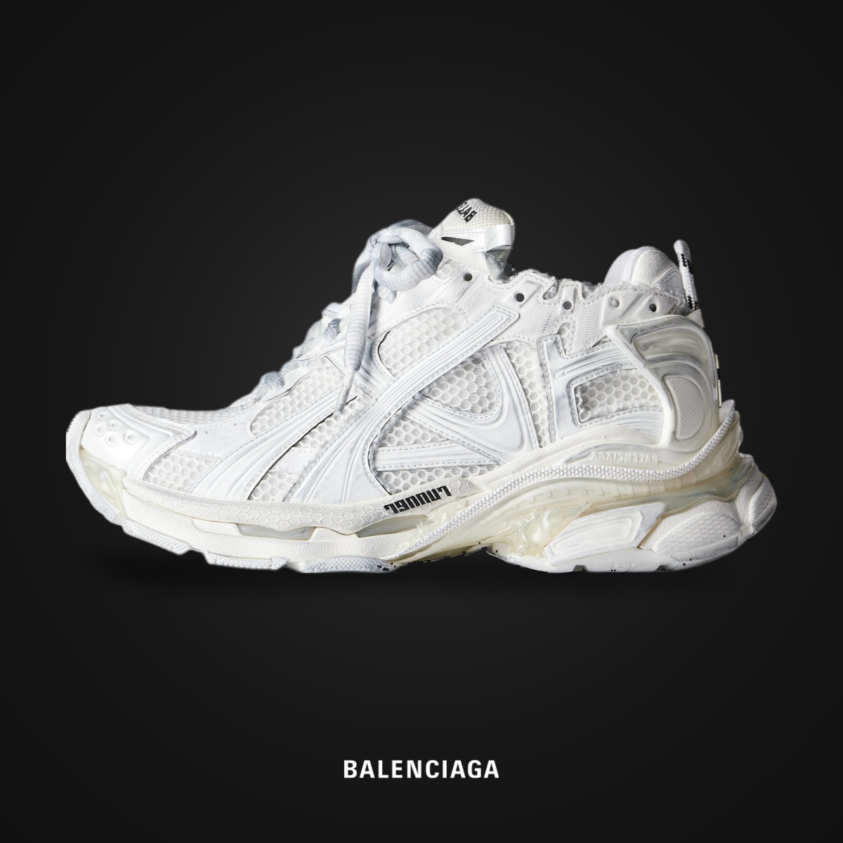 Balenciaga Runner White | KicksOnFire