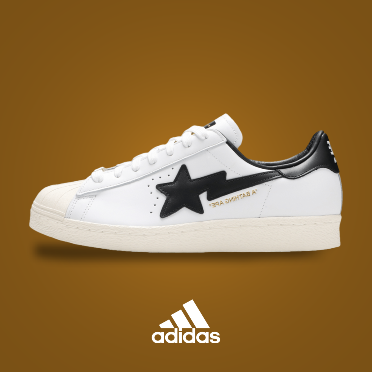 Bape x Adidas Superstar White Black | KicksOnFire