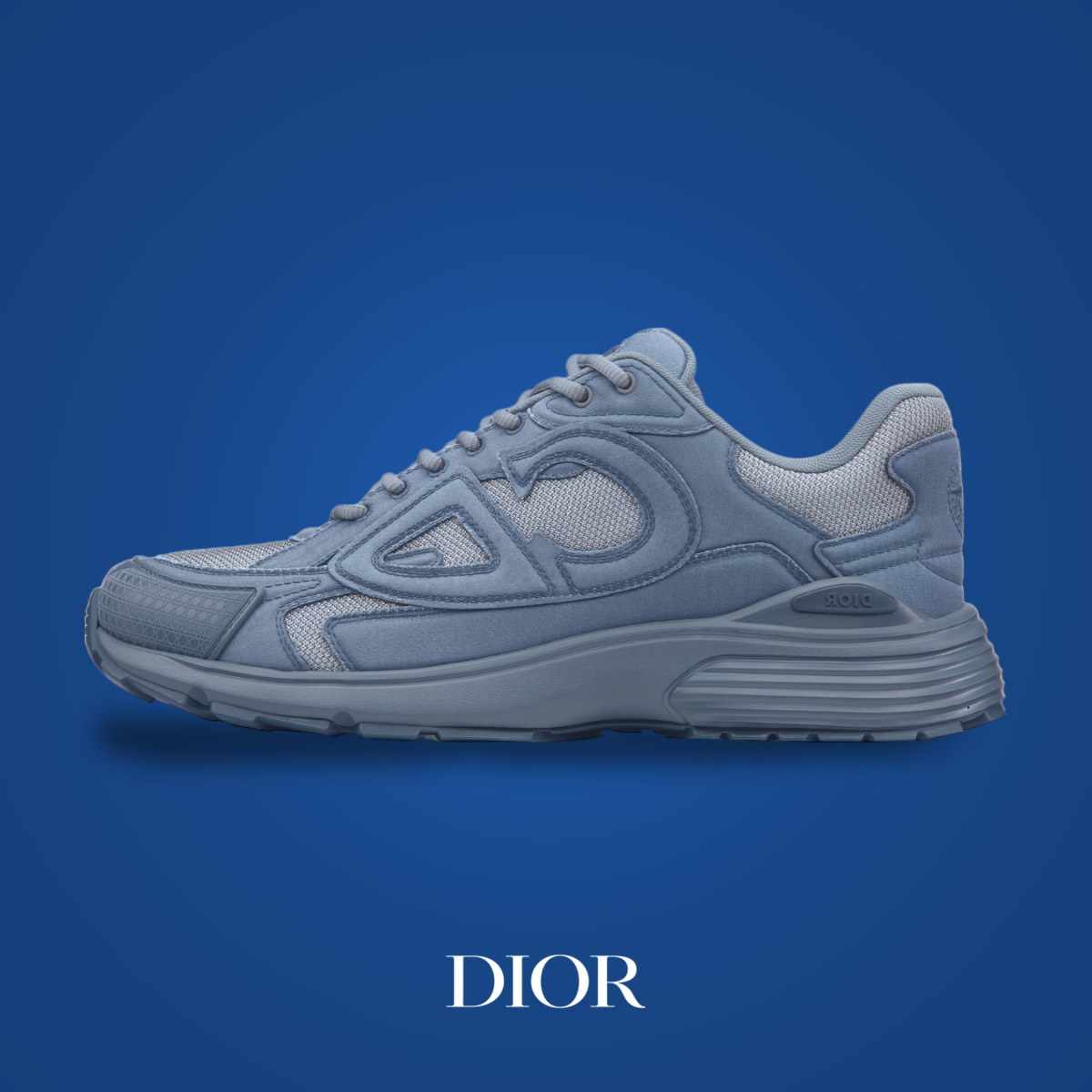 Dior x Stone Island B30 Blue Technical Mesh / Blue Dyed Cotton