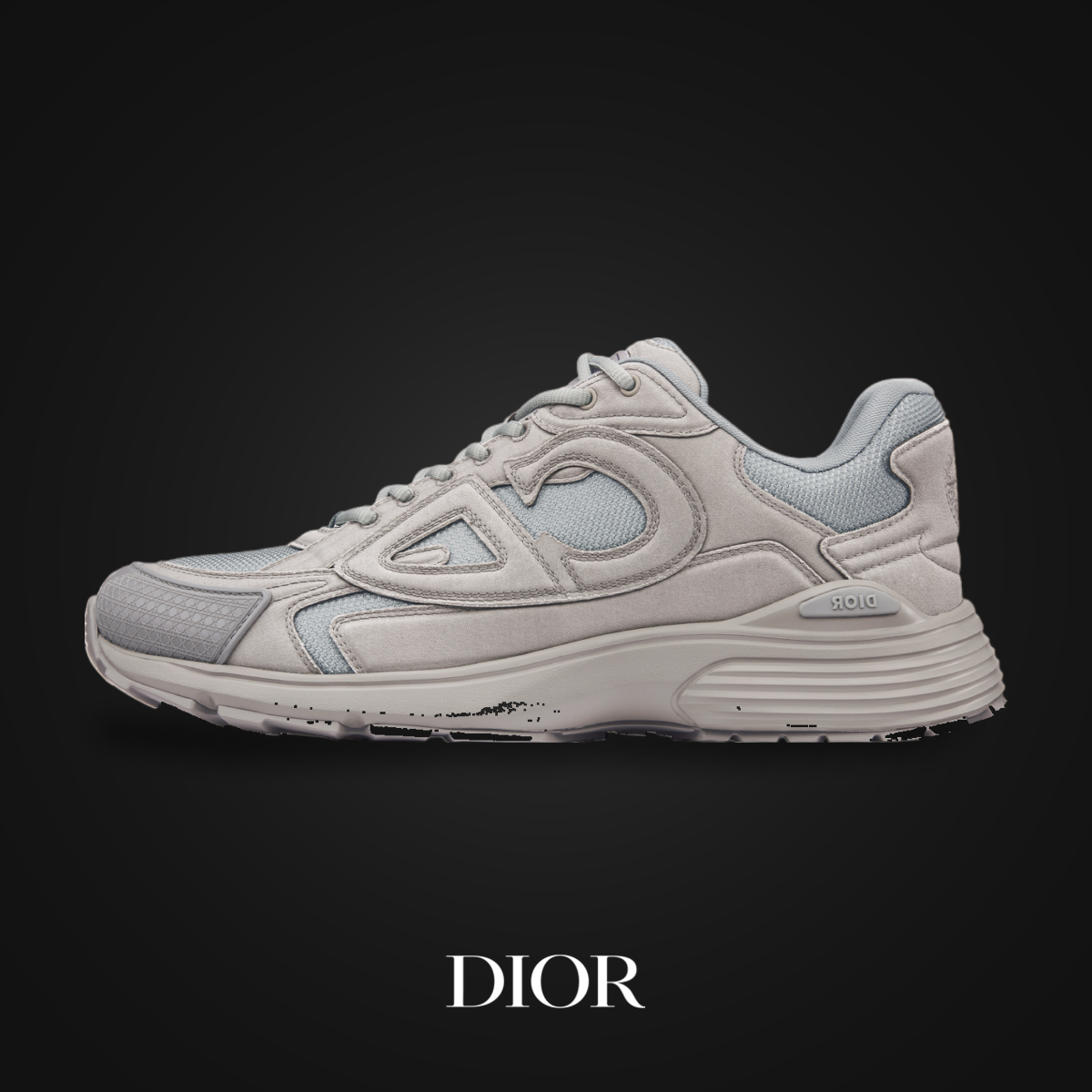 Dior x Stone Island B30 Gray Technical Mesh / Gray Dyed Cotton