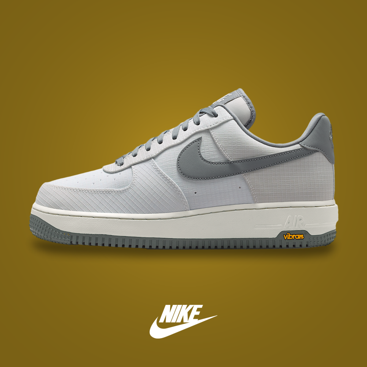 Nike Air Force 1 07 LX Vibram Summit White / Light Bone | KicksOnFire