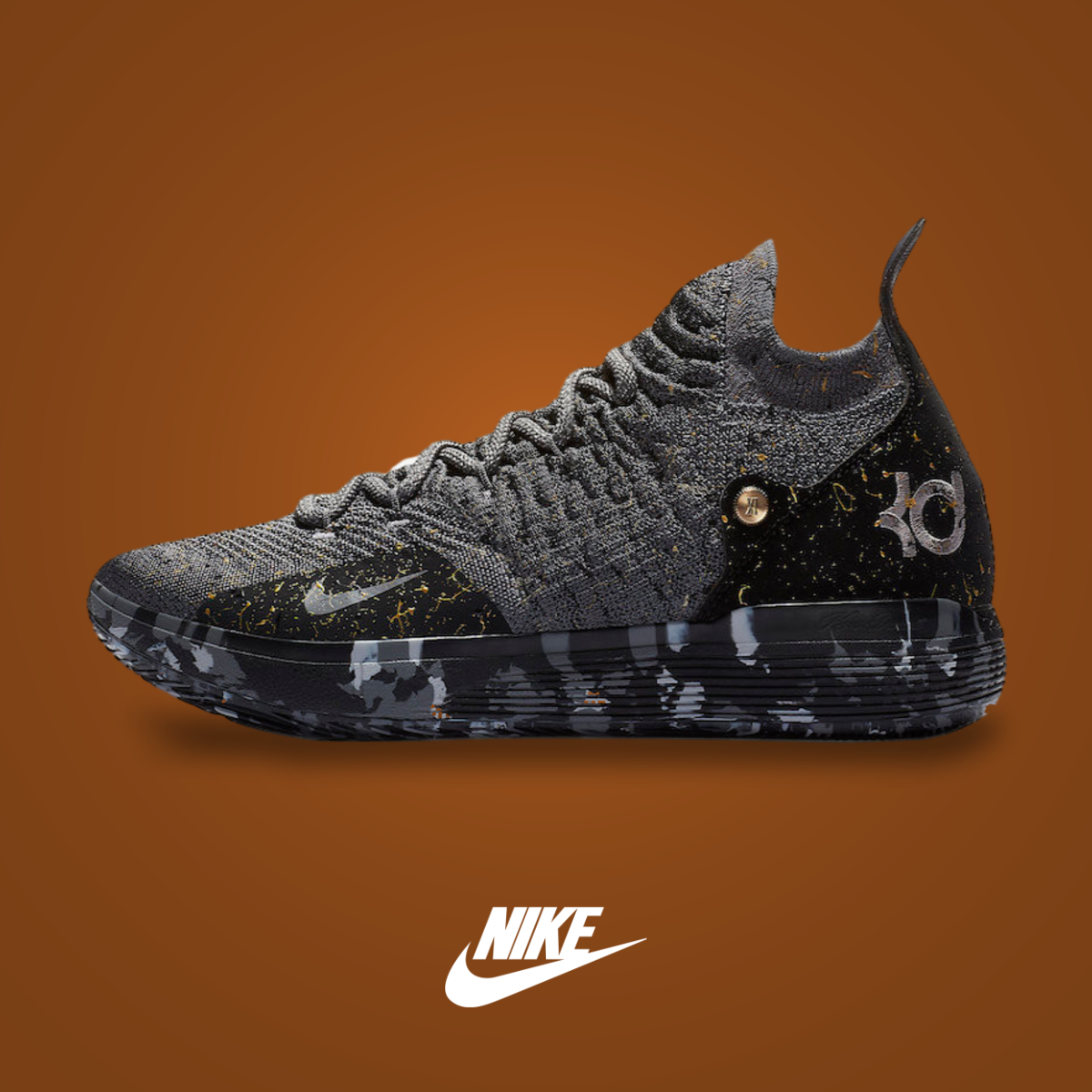 Nike KD 11 Gold Splatter | KicksOnFire