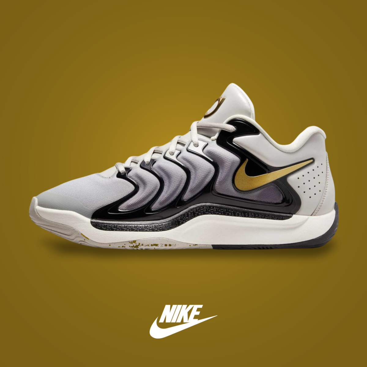 Nike KD 17 Light Iron Ore / Metallic Gold | KicksOnFire
