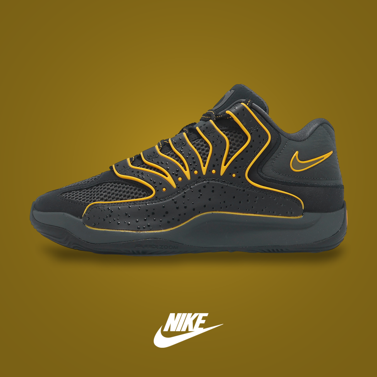 Nike KD18 EP Black / University Gold | KicksOnFire
