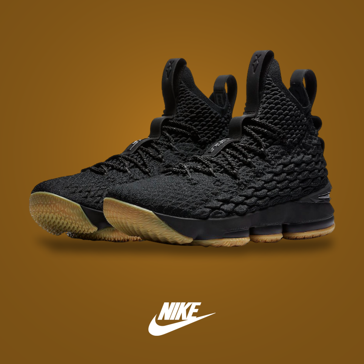 レブロン15　ブラックガム Nike LeBron 15 Black Gum | KicksOnFire