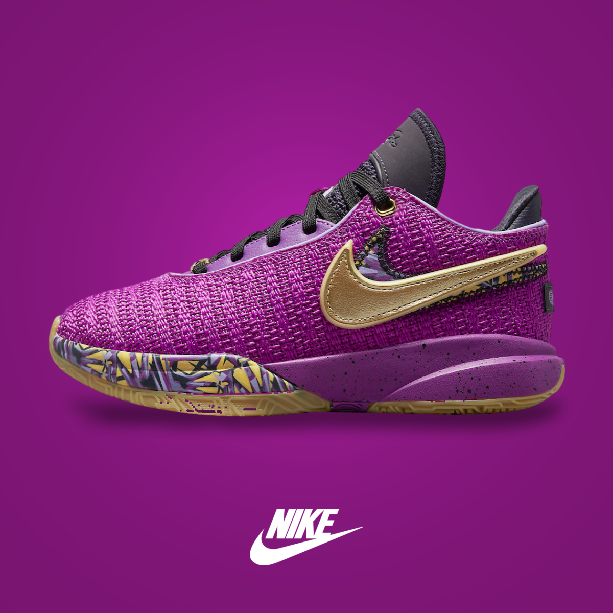 Nike LeBron 20 GS Vivid Purple | KicksOnFire