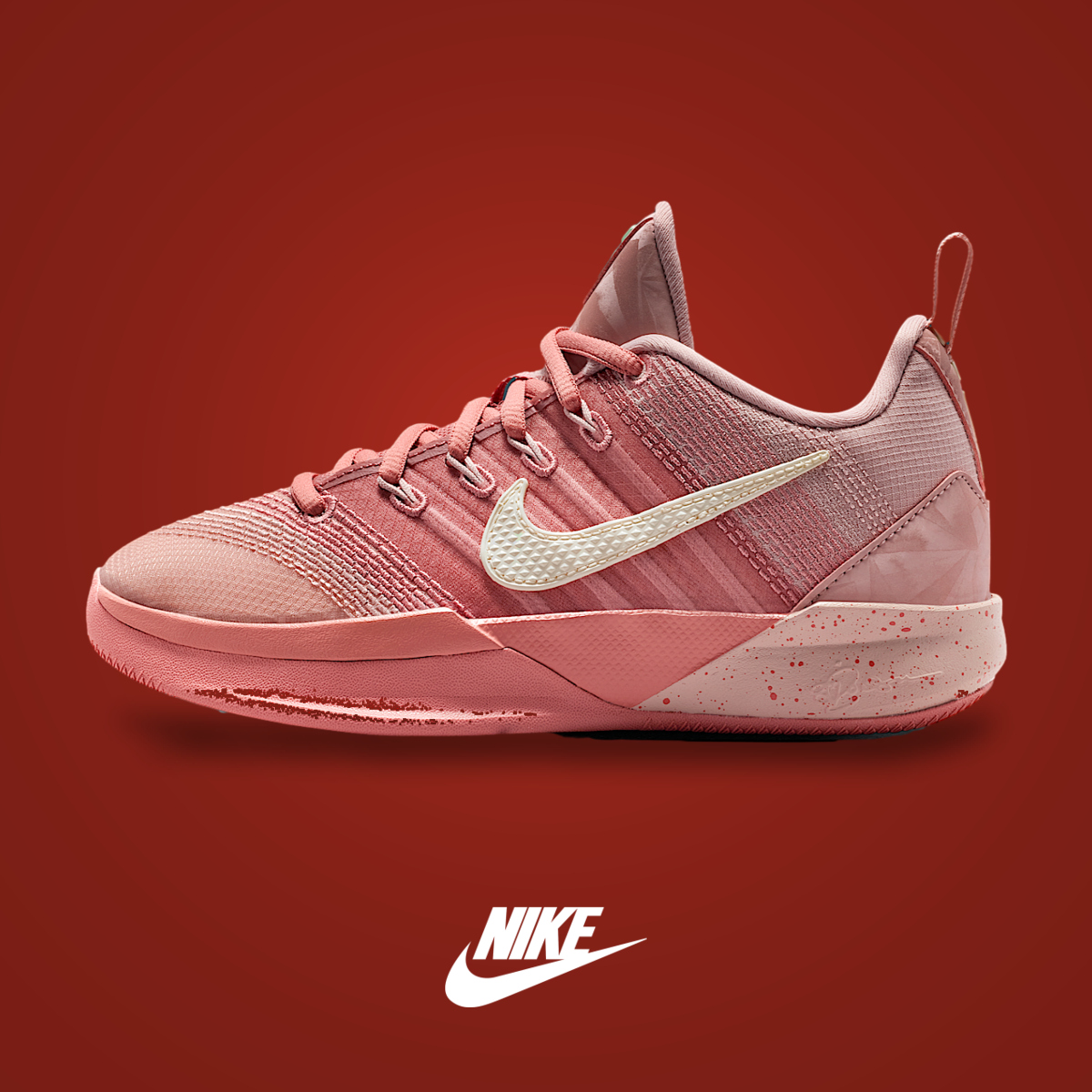 Nike Sabrina 3 Three GS Pink Oxford / Red Stardust | KicksOnFire