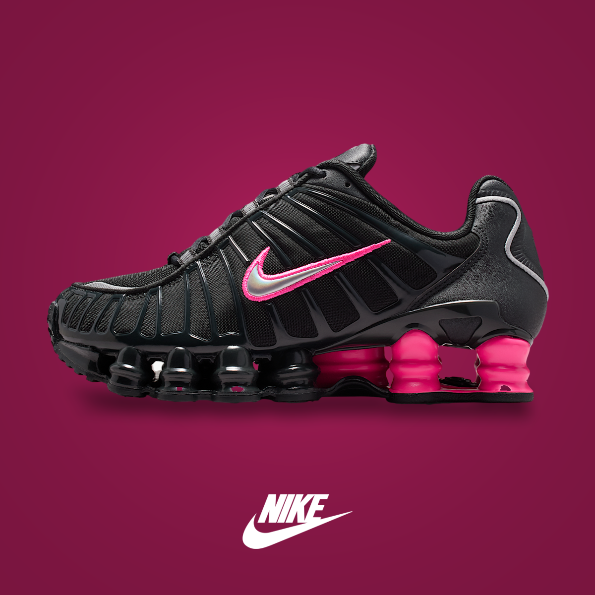 Nike Shox TL WMNS Off Noir / Hyper Pink | KicksOnFire