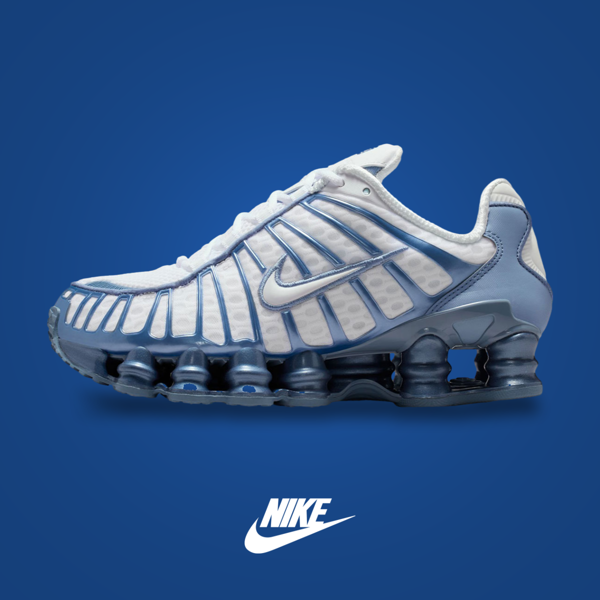Nike Shox TL WMNS White / Work Blue | KicksOnFire