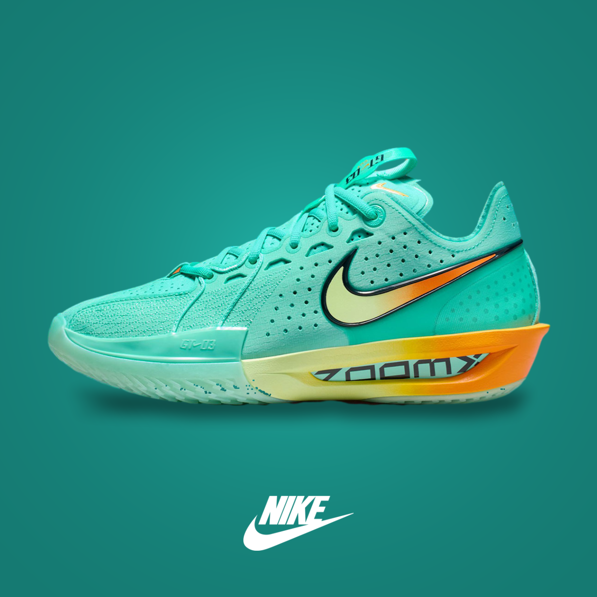 Nike Zoom GT Cut 3 Bleached Turquoise / Barely Volt | KicksOnFire