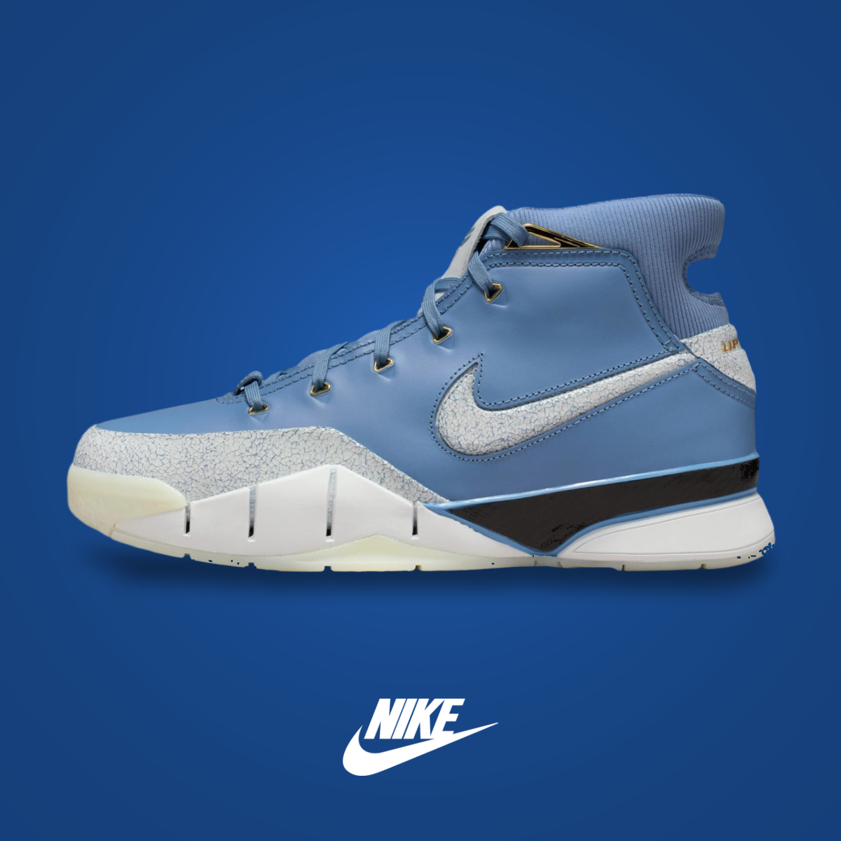 Nike Zoom Kobe 1 Protro Work Blue / Metallic Gold | KicksOnFire