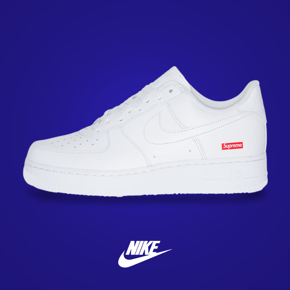 Supreme x Nike Air Force 1 Low White | KicksOnFire