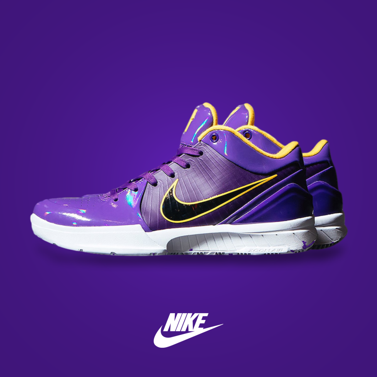 UNDEFEATED x Nike Kobe 4 Protro Lakers | KicksOnFire