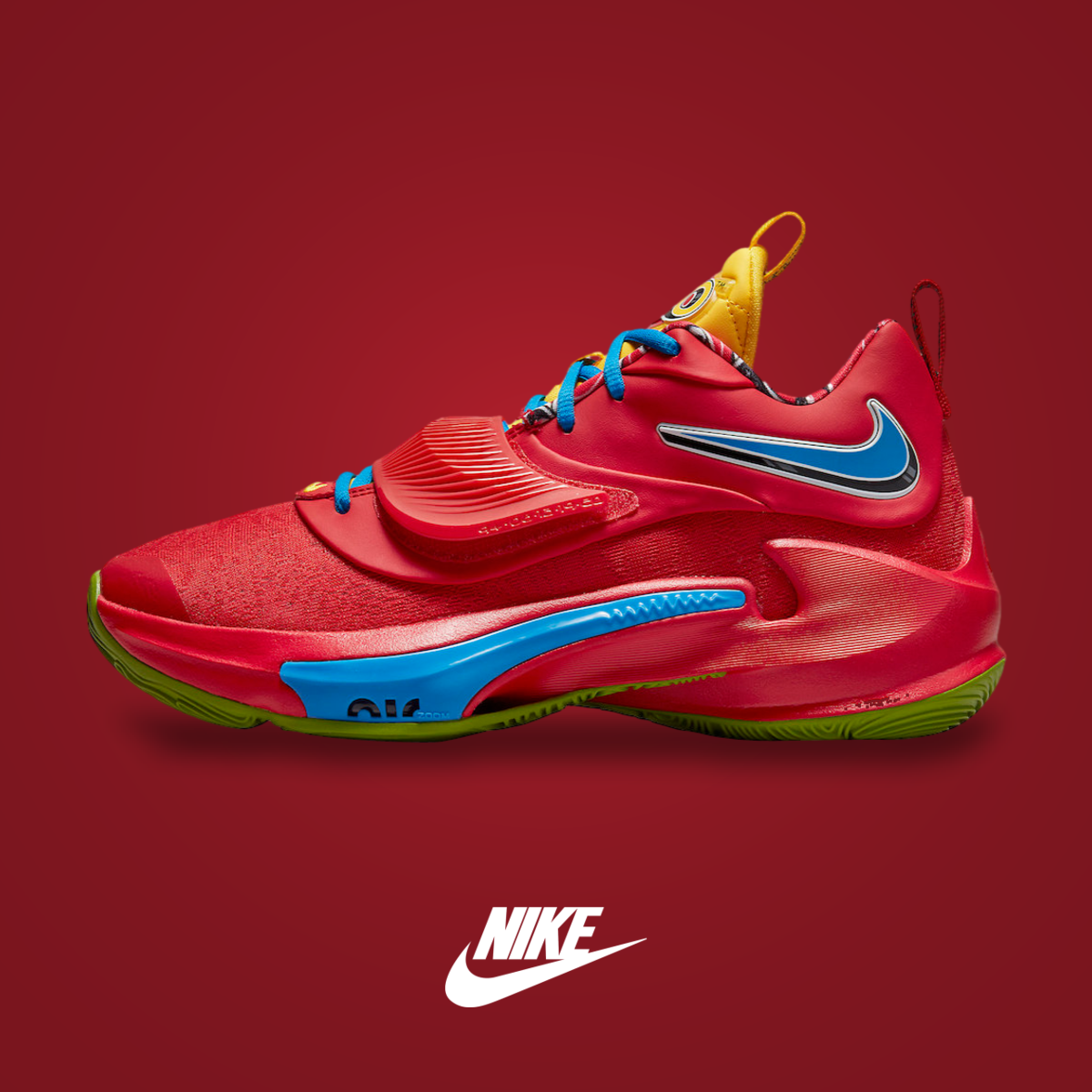 UNO x Nike Zoom Freak 3 University Red | KicksOnFire